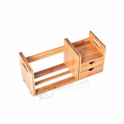 Wirtschaftlicher 3-Stufen-Schreibtisch aus Distressed-Holz