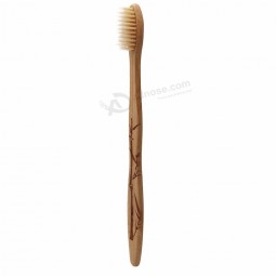 Calidad garantizada en madera natural del cepillo de dientes