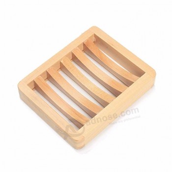 Bathroom Bamboo Wood Soap Dish Holder