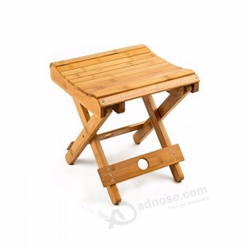 100% Natural Shower Foot Rest Bamboo Folding Bench