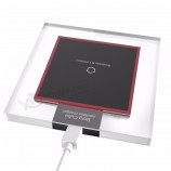 Caricatore portatile senza fili qi caricabatterie wireless 5w caricatore portatile pad