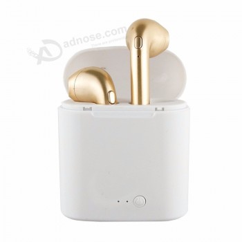 Kabelloser kopfhörer i7s tws stereo double headset mini in-Ohr drahtloser Bluetooth-Kopfhörer