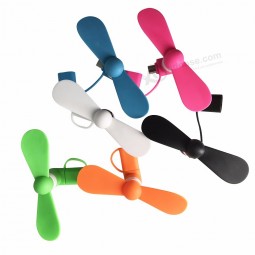 Usb telefoon fan luchtkoeling usb led fan voor iphone android mini usb fan voor telefoon