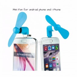 USB Gadget 2 in 1 Portable Cell Phone Mini Electric Fan USB Cooling Cooler Fan For iPhone Android Samsung