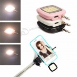 Mini noche con smartphone, luz led de flash para mejores fotografías en teléfonos móviles