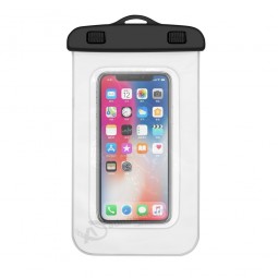étui de téléphone portable imperméable transparent pour nager des sacs secs