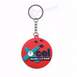 Wholesale custom silk screen print logo pvc rubber key tags for give away items
