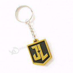 注文の3d柔らかいポリ塩化ビニールのkeychainのキーホルダーのゴム製keychains