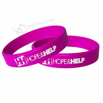 no minimum custom cool silicone wristband