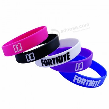 Custom logo silicone wristband