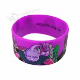 Cinturino in gomma con logo in silicone personalizzato cmyk