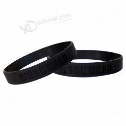 Graviertes Logo Laser Silikon Armband für Hochzeit