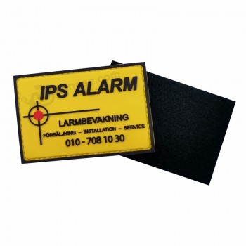 3D PVC rubber patch logo silicone label patches