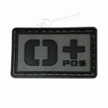 Logotipo personalizado soft 3d patch de pvc para remendos de borracha