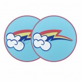 Round Silicone Tea Cup Coaster cheap cartoon Silicon beer Coasters