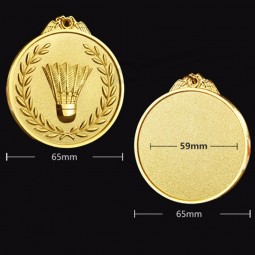 Promotionele goedkope fabriek aangepaste geschenken metalen lopende sport medaille hanger
