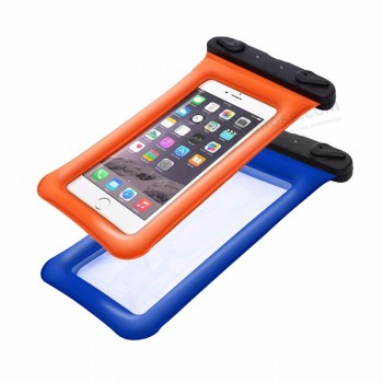 Aangepaste logo waterdichte airbag mobiele telefoon case etui voor zwemmen