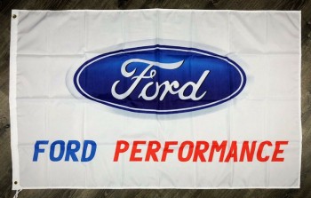 フォードSVTパフォーマンス特殊車両チームフラグ3 x 5フィートバナーシェルビーコブラ新しい