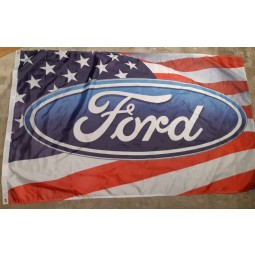 atacado personalizado de alta qualidade EUA ford bandeira