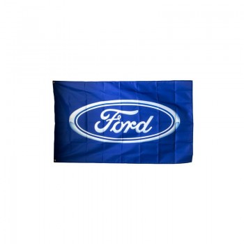 Bandiera Ford Racing, banner garage, nuovo
