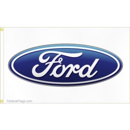 usine directe en gros coutume haute qualité 3x5 ft. drapeau ford logo