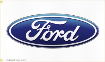 usine directe en gros coutume haute qualité 3x5 ft. drapeau ford logo