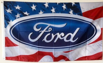 Ford America Auto publicidad bandera bandera 3x5 pies hombre cueva