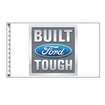 Ford Racing Checkered 2-Sided Polyester 3 'x 5' Hausflagge