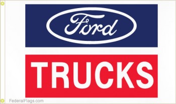 drapeau de ford personnalisé de haute qualité en gros bannière 3x5 ft société de moteur de voiture