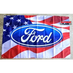 Ford Flag Banner 3x5 ft Firmenwagen