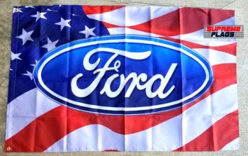 ford flag banner 3x5 ft motor company Carro