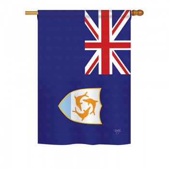 Anguilla-Flaggen der Welt Nationalität Impressionen Dekorative vertikale Haus 28 