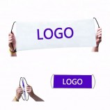 пользовательские рекламные ручные самопрокручивающийся баннер ручной выдвижной баннер фанбана вентилятор баннер