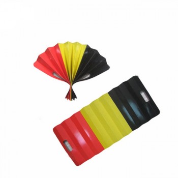 Benutzerdefinierte farbig bedruckte Faltfächer Papier Banner