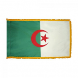 家用装饰性聚酯阿尔及利亚流苏国旗横幅