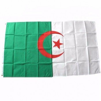 tamaño estándar 100% poliéster bandera nacional de argelia