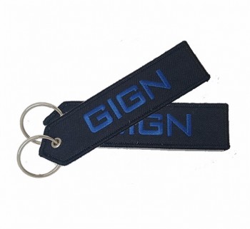 Oem Car Keychains Embroidery Airline Luggage Bag Tag Lanyard Phone Id Card Holder