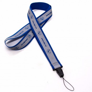 cordón de poliéster logotipo personalizado insignia cordón