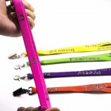 Neues Design Nautical Goldfaden Jacquard elastischen Lanyard Gurt