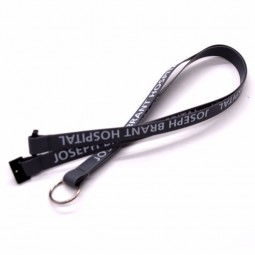 veiligheid PVC lanyard voor elk logo op maat aan beide zijden