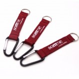 Personifizierter kundengebundener bunter kletternder Karabiner des Knopfes