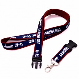 sublimation printed exhibition lanyard with ID card holder