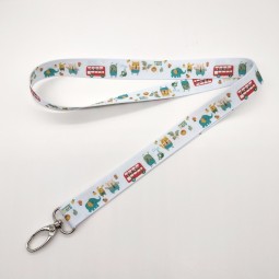 cheap personalized single custom sublimation lanyard