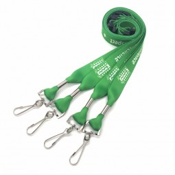 groothandel aangepaste logo sublimatie bedrukte polyester lanyard