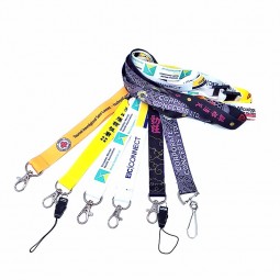 Hot sale aangepaste lanyard ziet er ideaal uit voor eenvoudige tekst en logo's