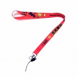 colorful Dye sublimated printed single custom lanyards