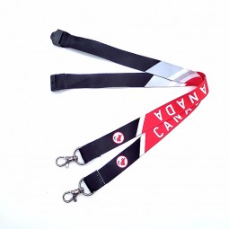 钥匙扣，由印刷工艺官方3/4“英寸挂绳制成