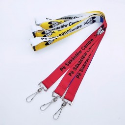 neck printed ribbon polyester personalized Dye sublimation lanyard