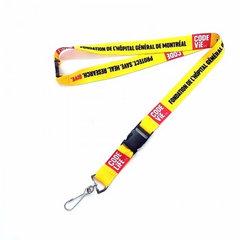 Personalisierte Ausweishalter bedruckte Polyester-Lanyards