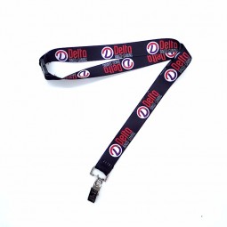 polyester single custom sublimation lanyards